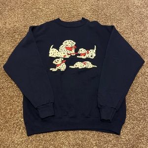 Vintage 90s Dog Crewneck Sweatshirt